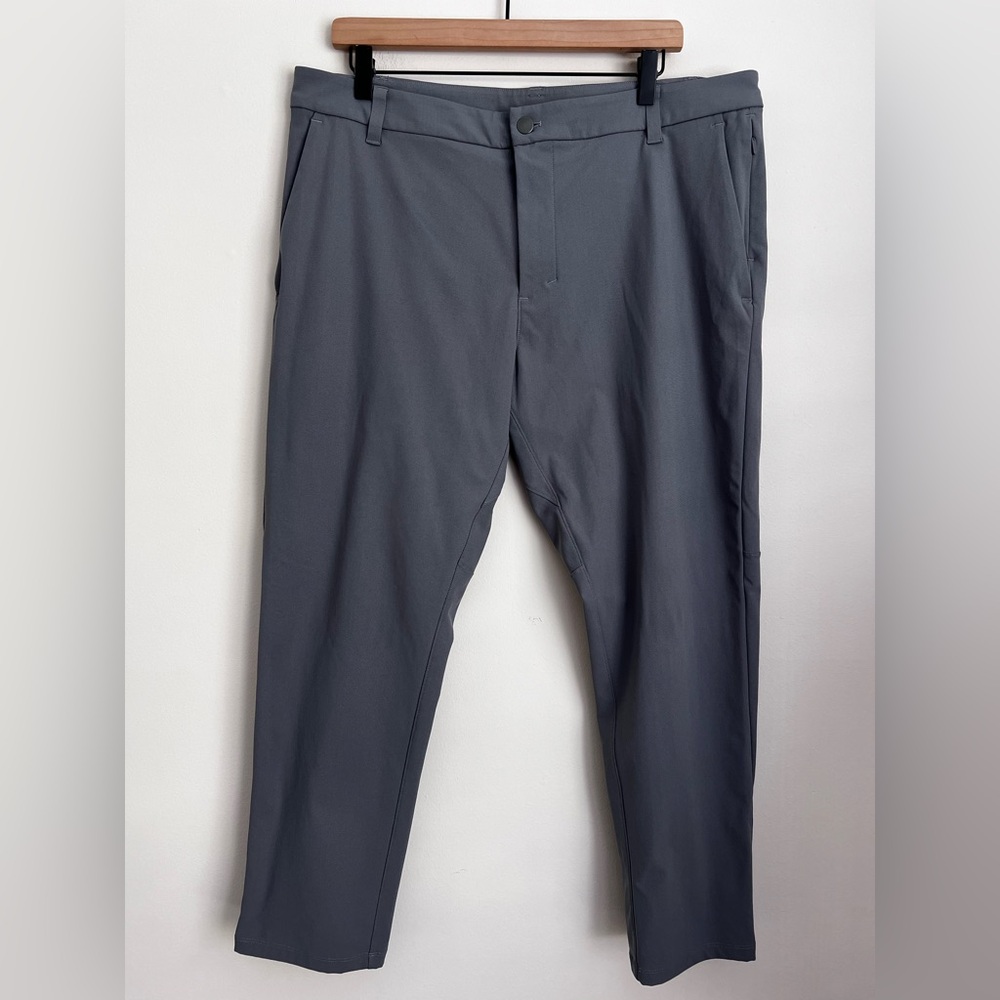 Lululemon men commission grey pants business golf 36